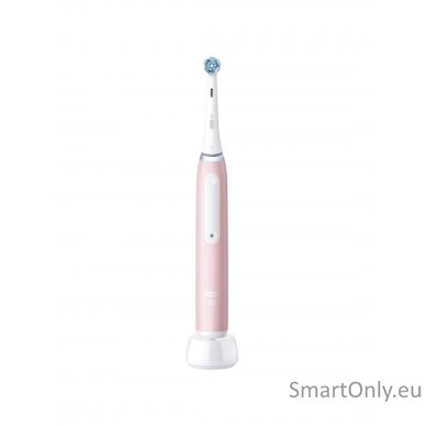 Oral-B Electric Toothbrush iO3 Series Rechargeable, For adults, Number of brush heads included 1, Blush Pink, Number of teeth brushing modes 3