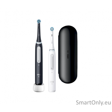 Oral-B iO4 Series Electric Toothbrush Duo pack, Black/White Oral-B 1