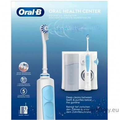 Oral-B Oral Irrigator | MD20 Oxyjet | 600 ml | Number of heads 2 | White 2