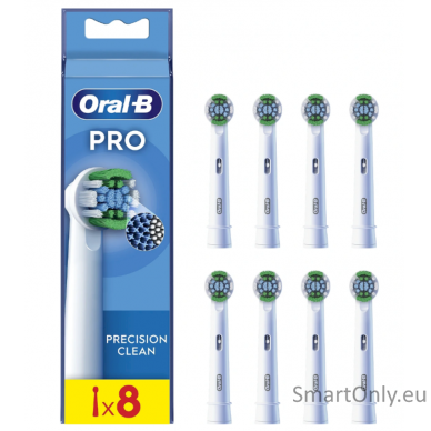 Oral-B | Precision Clean Brush Set | EB20RX-8 | Heads | For adults | Number of brush heads included 8 | White