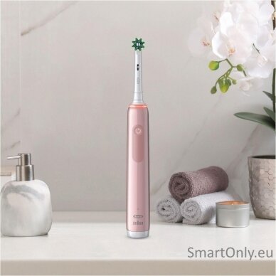 Oral-B Pro3 3400N Electric Toothbrush Pink 3