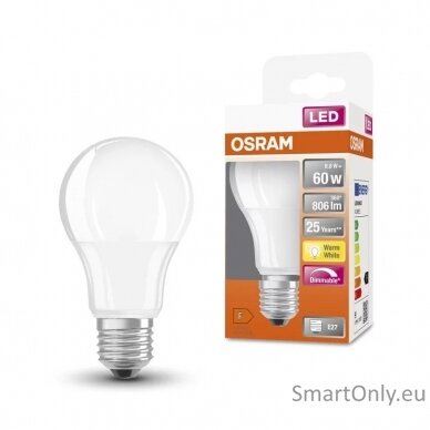 Osram Parathom Classic LED 60 dimmable 8,8W/827 E27 bulb 3