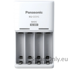 Panasonic Battery Charger ENELOOP BQ-CC51E AA/AAA, 10 hours