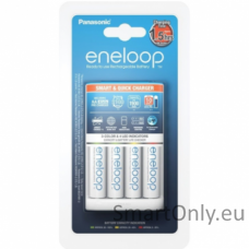 Panasonic Eneloop BQ-CC55 smart & quick (su 4xAA baterijom) Baterijų įkroviklis