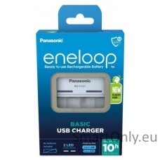 Panasonic Eneloop BQ-CC61 USB Basic Baterijų įkroviklis