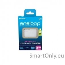 Panasonic Eneloop BQ-CC87 Smartplus USB travel (su 4xAA) Baterijų įkroviklis