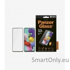 PanzerGlass Case Friendly, For Samsung Galaxy A51, Black, Clear Screen Protector