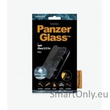 PanzerGlass Privacy glass, Apple, For iPhone 12/12 Pro, Tempered Glass, Black, Clear Screen Protector