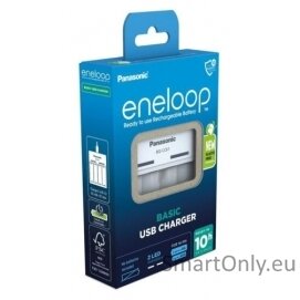 Panasonic Eneloop BQ-CC61 USB Basic Baterijų įkroviklis 2