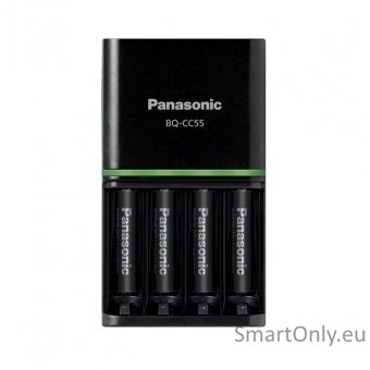 Panasonic Eneloop pro BQ-CC55 (su 4xAA baterijom) Baterijų įkroviklis 3