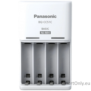 Panasonic Battery Charger ENELOOP BQ-CC51E AA/AAA, 10 hours