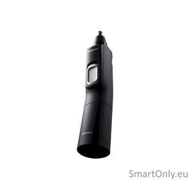 Panasonic ERGN300K503 Wet/Dry Nose & Ear Hair Trimmer with Vortex Cleaning System, Grey 3