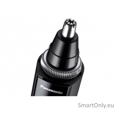 Panasonic ERGN300K503 Wet/Dry Nose & Ear Hair Trimmer with Vortex Cleaning System, Grey 7