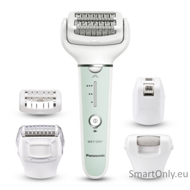 Panasonic ES-EY70A-G503 Epilator, White/Green Panasonic 1