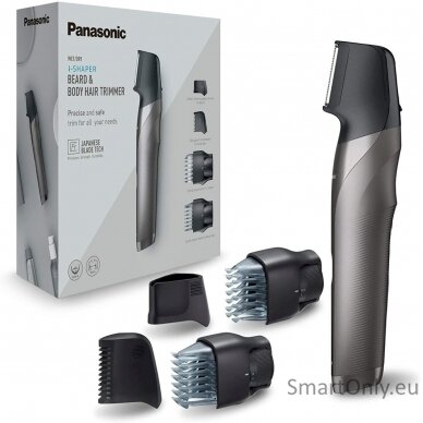 Panasonic Hair trimmer ER-GY60-H503 Number of length steps 20 Step precise 0.5 mm Black/Silver Wet & Dry Cordless