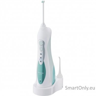 Panasonic Oral irrigator  EW1313G303  Cordless, 130 ml, Number of heads 2, White/Green 1