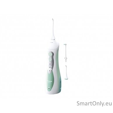 Panasonic Oral irrigator  EW1313G303  Cordless, 130 ml, Number of heads 2, White/Green 4