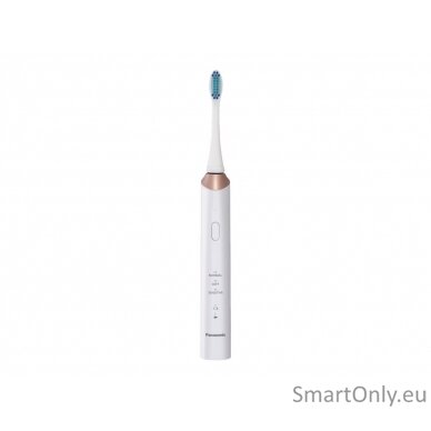 Panasonic Sonic Electric Toothbrush EW-DC12-W503 Rechargeable, For adults, Number of brush heads included 1, Number of teeth brushing modes 3, Sonic technology, Golden White 4