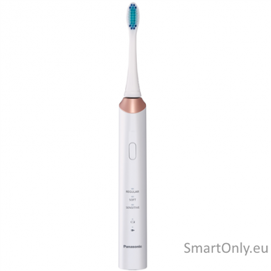 Panasonic Sonic Electric Toothbrush EW-DC12-W503 Rechargeable, For adults, Number of brush heads included 1, Number of teeth brushing modes 3, Sonic technology, Golden White