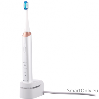 Panasonic Sonic Electric Toothbrush EW-DC12-W503 Rechargeable, For adults, Number of brush heads included 1, Number of teeth brushing modes 3, Sonic technology, Golden White 1