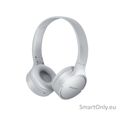 Panasonic Street Wireless Headphones RB-HF420BE-W Microphone, White