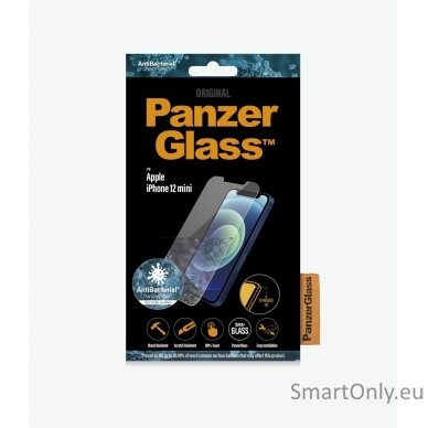 PanzerGlass Apple, For iPhone 12 Mini, Glass, Transparent, Clear Screen Protector