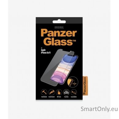 PanzerGlass Apple, iPhone XR/11, Hybrid glass, Transparent, Screen Protector 1