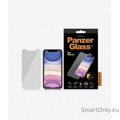 PanzerGlass Apple, iPhone XR/11, Hybrid glass, Transparent, Screen Protector 2