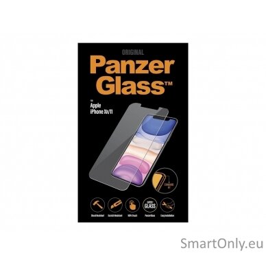 PanzerGlass Apple, iPhone XR/11, Hybrid glass, Transparent, Screen Protector 4