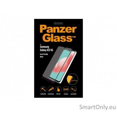 PanzerGlass Case Friendly Screen Protector 7252 Samsung, Galaxy A32 5G, Black/Transparent 8