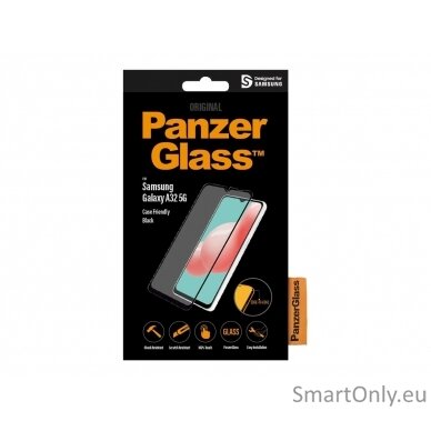 PanzerGlass Case Friendly Screen Protector 7252 Samsung, Galaxy A32 5G, Black/Transparent 9