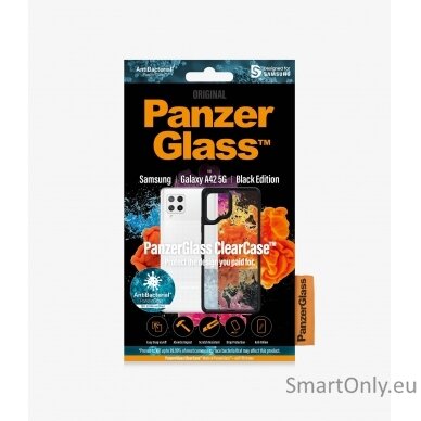 PanzerGlass Clear Case  Samsung, Galaxy A42 5G, Hardened glass, Black AB 1