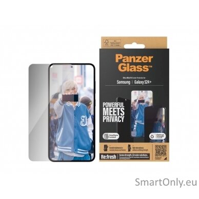 PanzerGlass Privacy Screen Protector Samsung Galaxy S 2024 Plus | Ultra-Wide Fit wA PanzerGlass 1