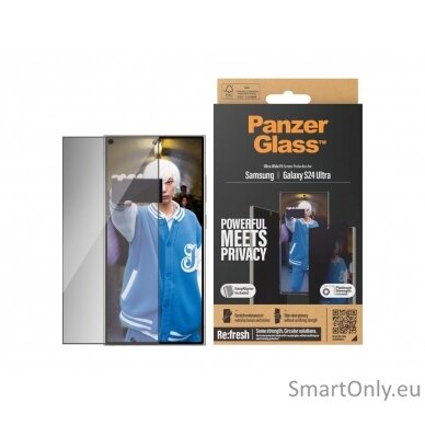 PanzerGlass Privacy Screen Protector Samsung Galaxy S 2024 Ultra | Ultra-Wide Fit wA PanzerGlass 2