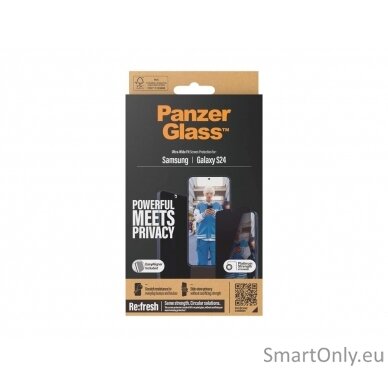 PanzerGlass Privacy Screen Protector Samsung Galaxy S 2024 | Ultra-Wide Fit wA PanzerGlass 4