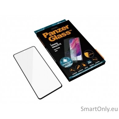 PanzerGlass Samsng, Galaxy S21 FE CF, Hybrid glass, Black, Screen Protector 5