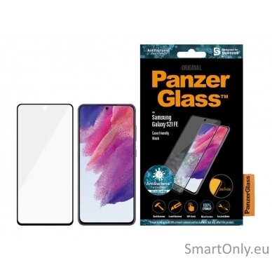 PanzerGlass Samsng, Galaxy S21 FE CF, Hybrid glass, Black, Screen Protector 6