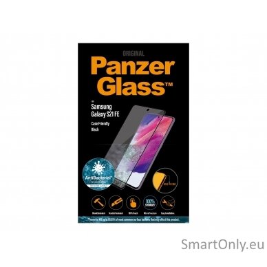 PanzerGlass Samsng, Galaxy S21 FE CF, Hybrid glass, Black, Screen Protector 7