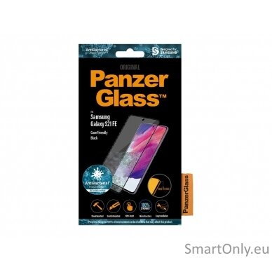 PanzerGlass Samsng, Galaxy S21 FE CF, Hybrid glass, Black, Screen Protector 8