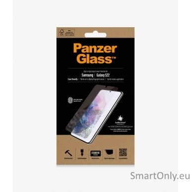 PanzerGlass Samsung, Galaxy S22, Tempered glass, Transparent,  Screen Protector 1