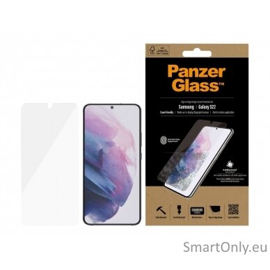 PanzerGlass Samsung, Galaxy S22, Tempered glass, Transparent,  Screen Protector 10