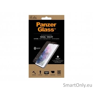 PanzerGlass Samsung, Galaxy S22, Tempered glass, Transparent,  Screen Protector 11
