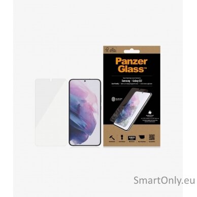 PanzerGlass Samsung, Galaxy S22, Tempered glass, Transparent,  Screen Protector 2