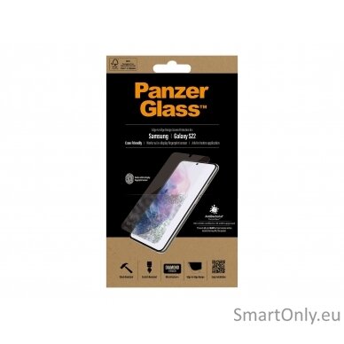 PanzerGlass Samsung, Galaxy S22, Tempered glass, Transparent,  Screen Protector 13