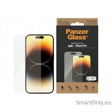 PanzerGlass Screen protector, Apple, iPhone 14 Pro, Glass, Transparent 7