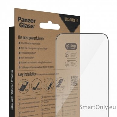 PanzerGlass Screen protector, Apple, iPhone 14 Pro Max, Glass, Transparent 2