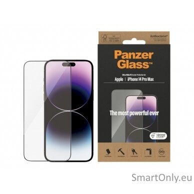 PanzerGlass Screen protector, Apple, iPhone 14 Pro Max, Glass, Transparent 5