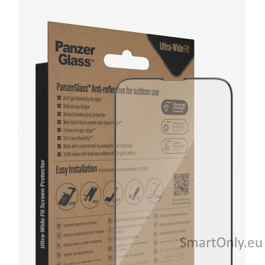 PanzerGlass Screen protector, Apple, iPhone 14/13/13 Pro, Glass, Clear, Anti-Reflective 2