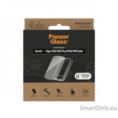 PanzerGlass Screen protector, Garmin, for Garmin Edge 1030, Edge 1040, Tempered glass, Transparent, Anti-glare