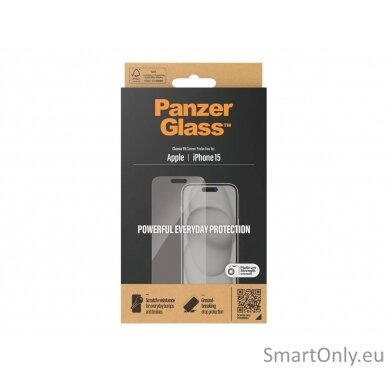 PanzerGlass Screen Protector iPhone 2023 6.1 | Classic Fit 3